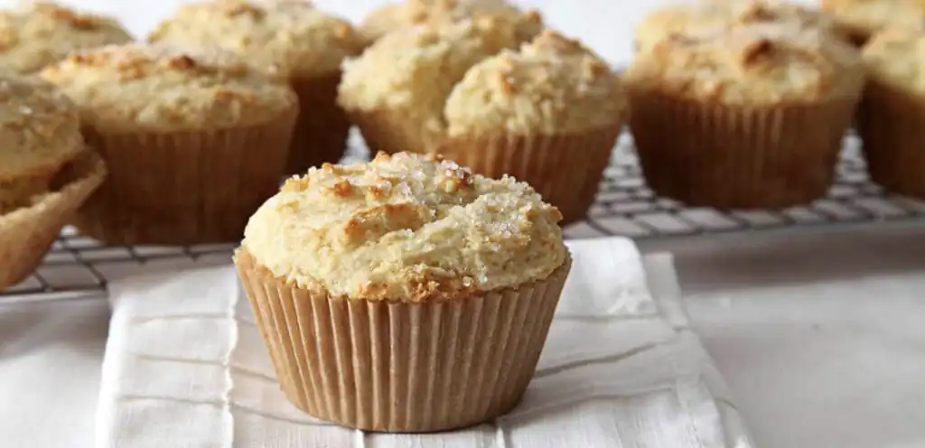 Almond Yogurt Lemon Muffins