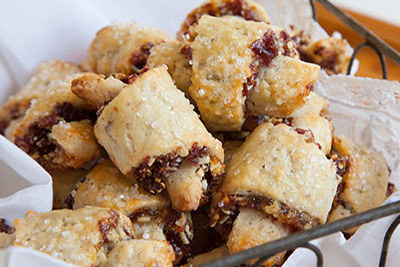 Cranberry and Orange Almond Rugelach