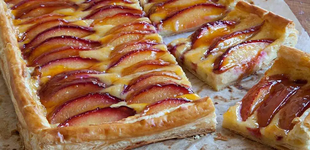 Almond Nectarine Tart