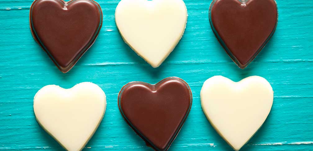 Chocolate Covered Marzipan Hearts