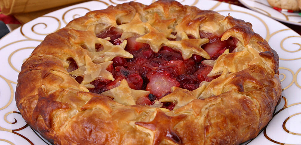 Cranberry-Pear Almond Galette
