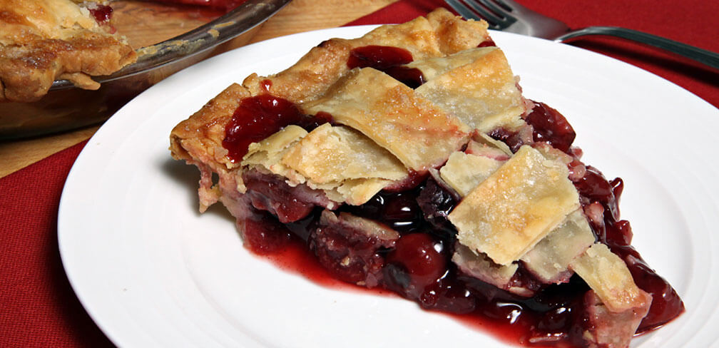 Almond and Sour Cherry Pie