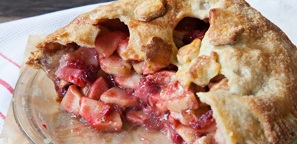 Almond Raspberry Apple Pie