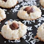 Chocolate Filled Almond Coconut Macaroons