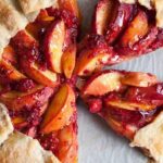 Peach Raspberry Almond Galette