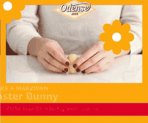 Make a Marzipan Easter Bunny GIF 300x250