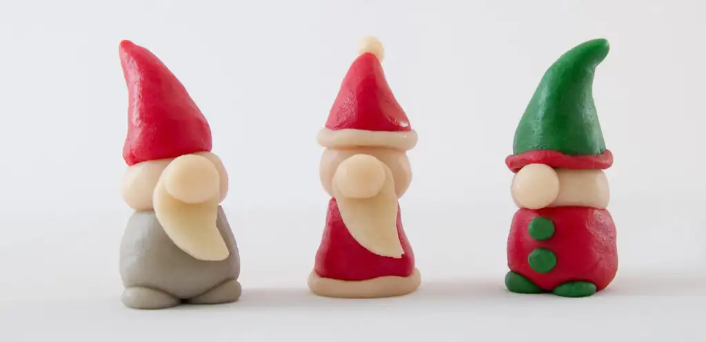 Marzipan Christmas Gnomes