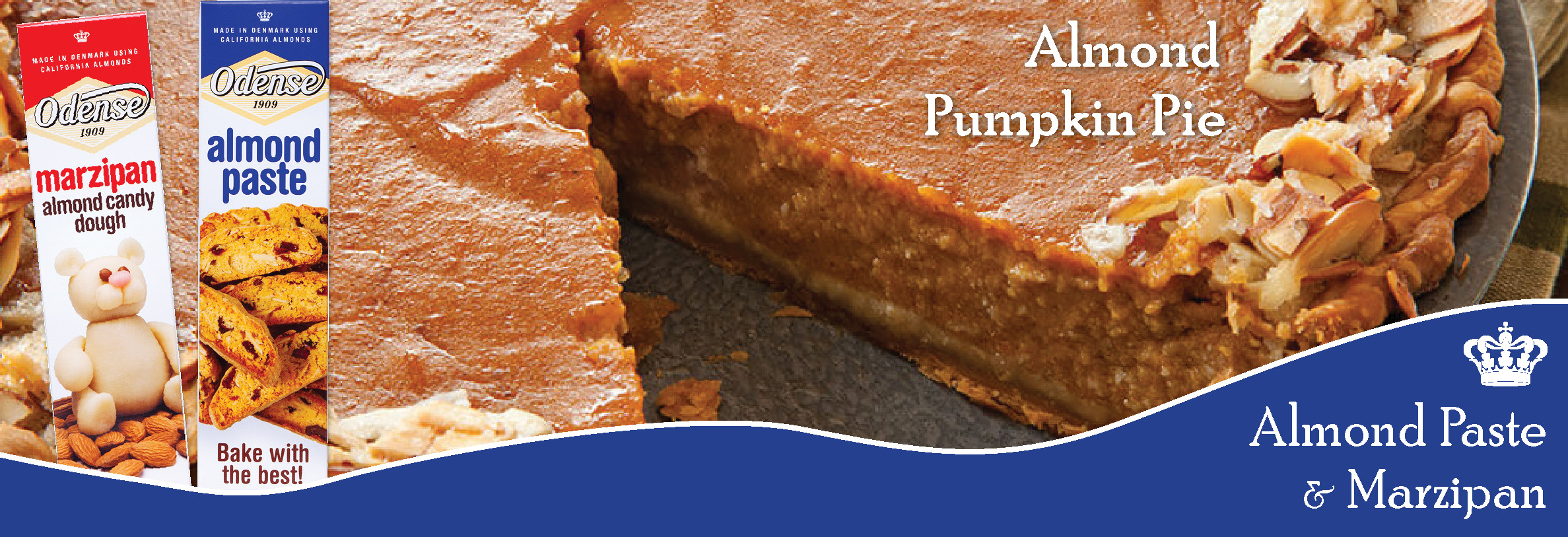 Odense Almond Pumpkin Pie Banner