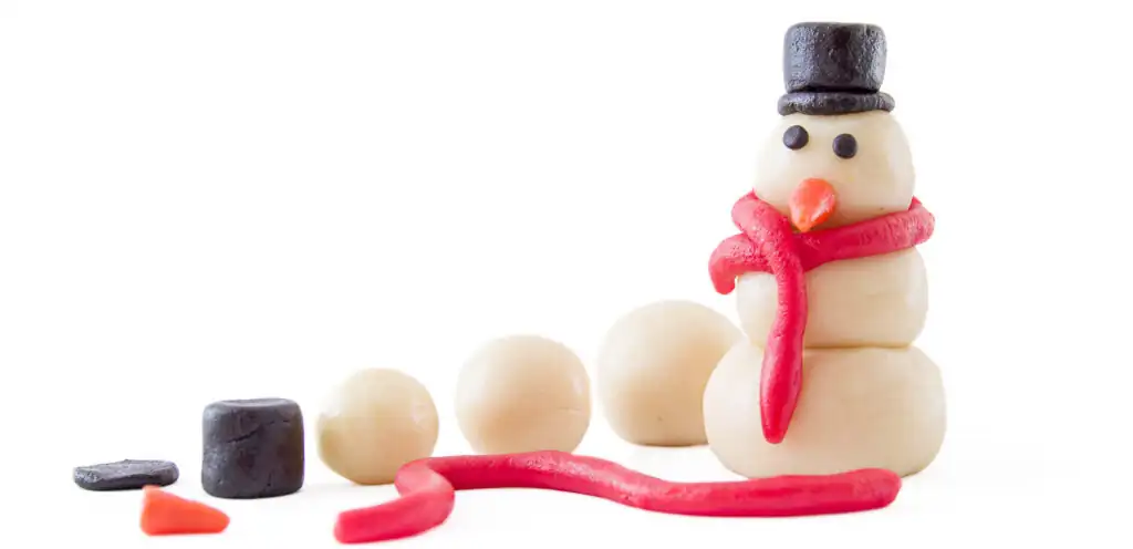 How To Make A Marzipan Snowman