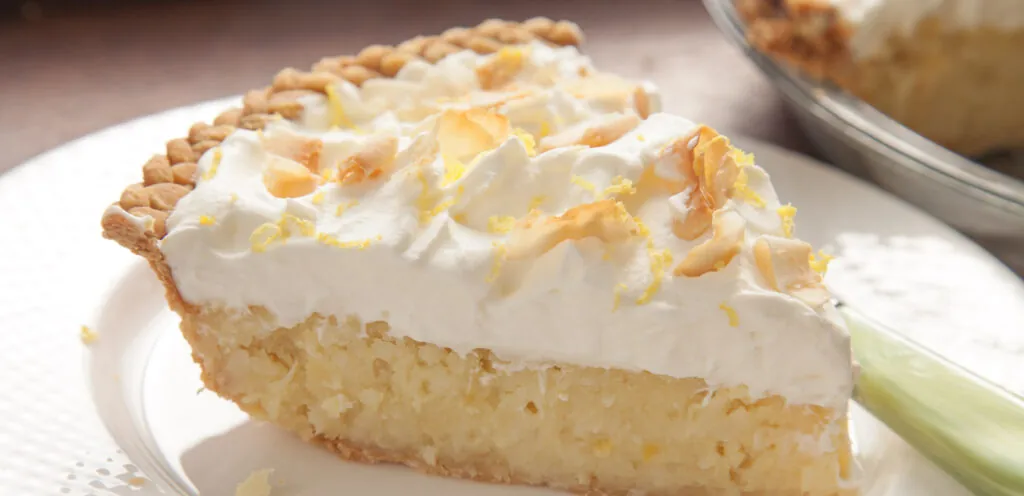 Almond Coconut Lemon Pie