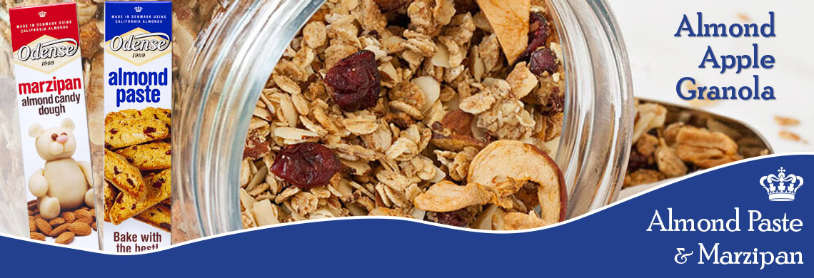 Almond Apple Granola hero banner