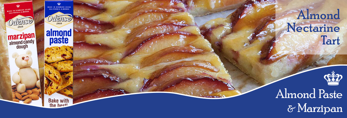 Odense Almond Nectarine Tart Hero Banner